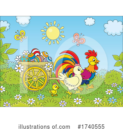 Easter Chick Clipart #1740555 by Alex Bannykh