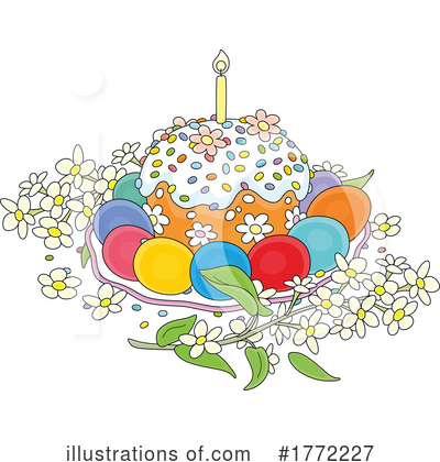 Easter Egg Clipart #1772227 by Alex Bannykh