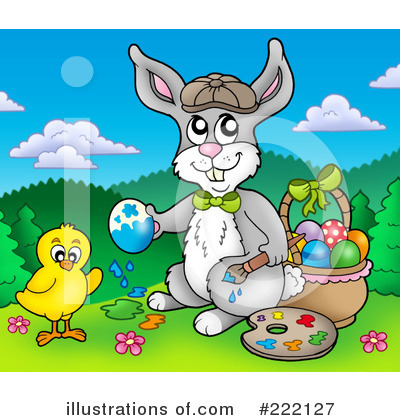 Royalty-Free (RF) Easter Clipart Illustration by visekart - Stock Sample #222127