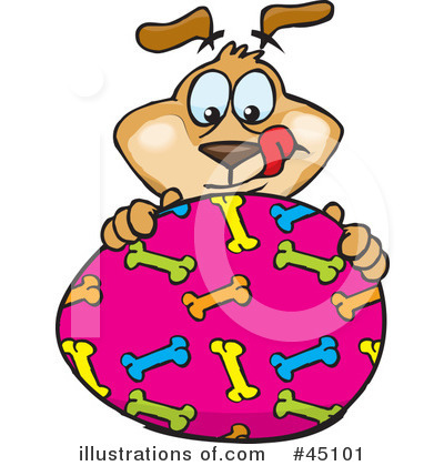 Royalty-Free (RF) Easter Clipart Illustration by Dennis Holmes Designs - Stock Sample #45101