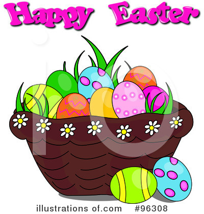Royalty-Free (RF) Easter Clipart Illustration by Pams Clipart - Stock Sample #96308