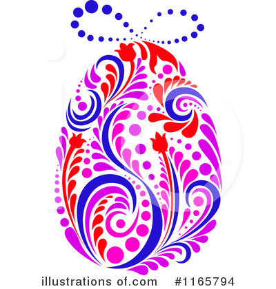 Royalty-Free (RF) Easter Egg Clipart Illustration by Vector Tradition SM - Stock Sample #1165794