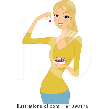 Royalty-Free (RF) Eating Clipart Illustration by BNP Design Studio - Stock Sample #1090179