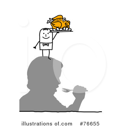 Royalty-Free (RF) Eating Clipart Illustration by NL shop - Stock Sample #76655