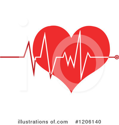 Heartbeat Clipart #1206140 by Hit Toon