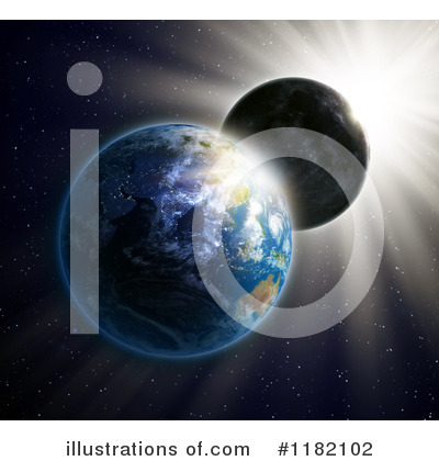 Royalty-Free (RF) Eclipse Clipart Illustration by Mopic - Stock Sample #1182102