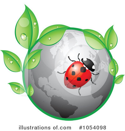 Ladybug Clipart #1054098 by vectorace