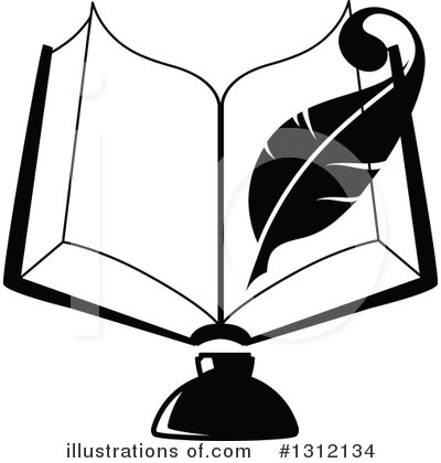 Books Clipart #1312134 by Vector Tradition SM