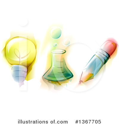 Pencils Clipart #1367705 by BNP Design Studio