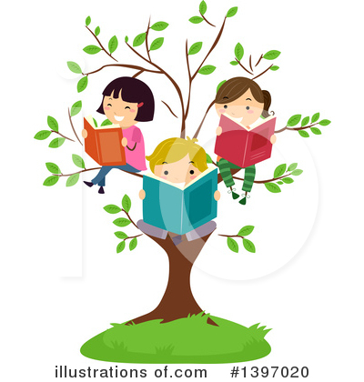 Library Clipart #1397020 by BNP Design Studio