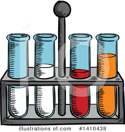 Test Tube Clipart #1410438 by Vector Tradition SM