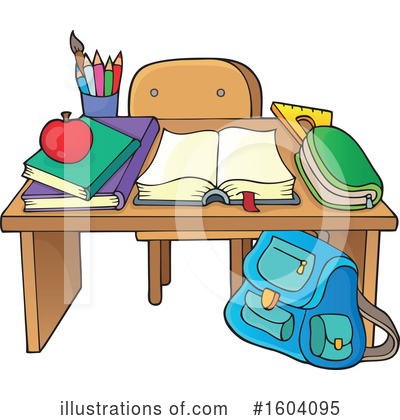 Studying Clipart #1604095 by visekart