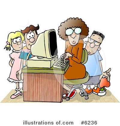 Typing Clipart #6236 by djart