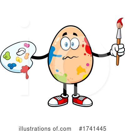Royalty-Free (RF) Egg Clipart Illustration by Hit Toon - Stock Sample #1741445