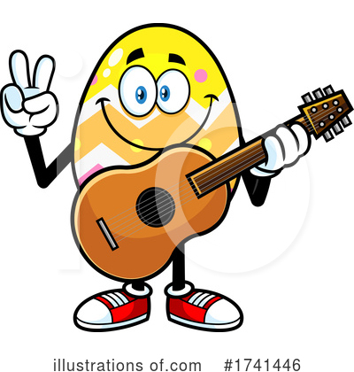 Guitar Clipart #1741446 by Hit Toon
