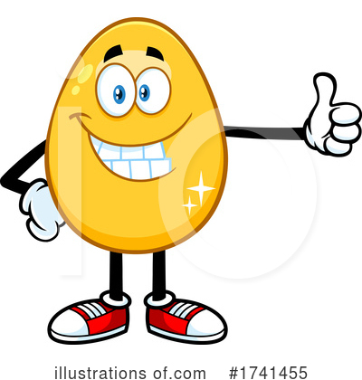 Egg Mascot Clipart #1741455 by Hit Toon