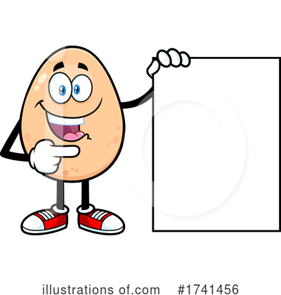 Egg Mascot Clipart #1741456 by Hit Toon