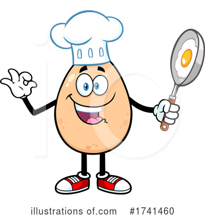 Egg Mascot Clipart #1741460 by Hit Toon