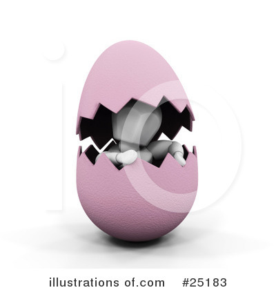 Royalty-Free (RF) Egg Clipart Illustration by KJ Pargeter - Stock Sample #25183