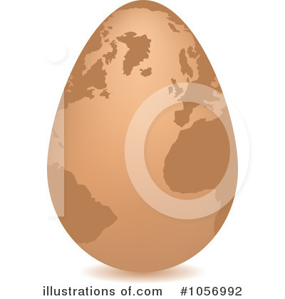 Royalty-Free (RF) Egg Globe Clipart Illustration by Andrei Marincas - Stock Sample #1056992