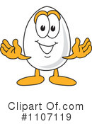 Egg Mascot Clipart #1107119 by Mascot Junction