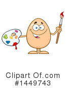 Egg Mascot Clipart #1449743 by Hit Toon