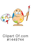Egg Mascot Clipart #1449744 by Hit Toon