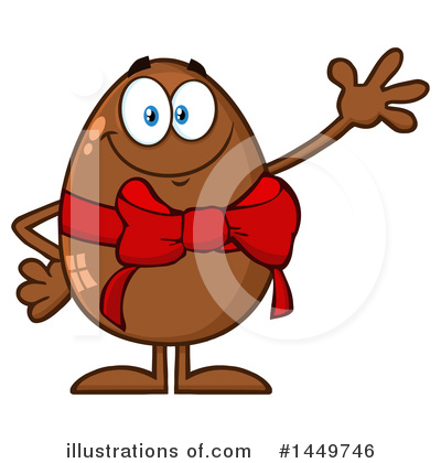 Chocolate Egg Clipart #1449746 by Hit Toon