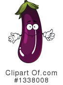 Eggplant Clipart #1338008 by Vector Tradition SM
