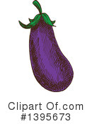 Eggplant Clipart #1395673 by Vector Tradition SM