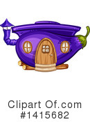 Eggplant Clipart #1415682 by merlinul