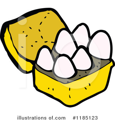 Royalty-Free (RF) Eggs Clipart Illustration by lineartestpilot - Stock Sample #1185123