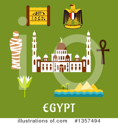 Royalty-Free (RF) Egypt Clipart Illustration by Vector Tradition SM - Stock Sample #1357494