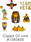 Egypt Clipart #1380805 by Vector Tradition SM