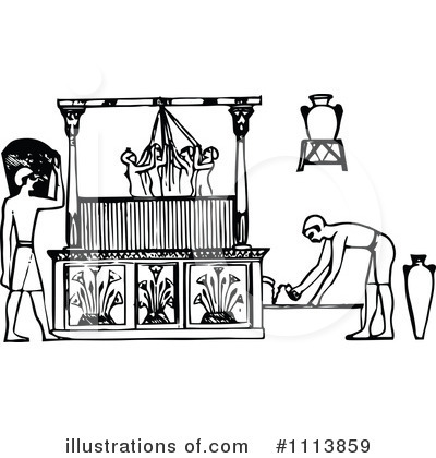 Royalty-Free (RF) Egyptian Clipart Illustration by Prawny Vintage - Stock Sample #1113859