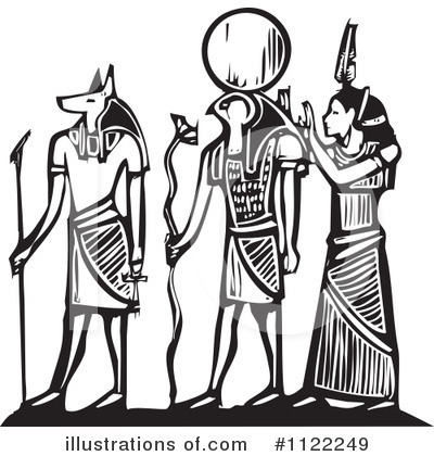 Royalty-Free (RF) Egyptian Clipart Illustration by xunantunich - Stock Sample #1122249