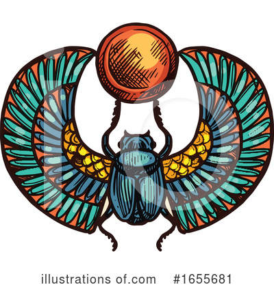 Royalty-Free (RF) Egyptian Clipart Illustration by Vector Tradition SM - Stock Sample #1655681