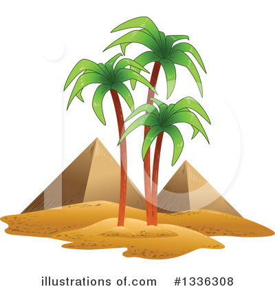 Pyramids Of Egypt Clipart #1336308 by Liron Peer