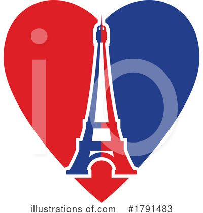 Eiffel Tower Clipart #1791483 by Vector Tradition SM