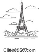 Eiffel Tower Clipart #1805071 by patrimonio