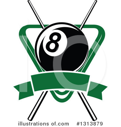 Royalty-Free (RF) Eightball Clipart Illustration by Vector Tradition SM - Stock Sample #1313879