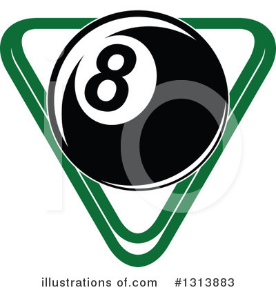 Eight Ball Clipart #1313883 by Vector Tradition SM