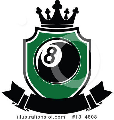 Royalty-Free (RF) Eightball Clipart Illustration by Vector Tradition SM - Stock Sample #1314808