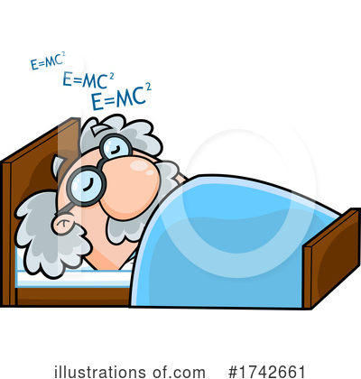 Royalty-Free (RF) Einstein Clipart Illustration by Hit Toon - Stock Sample #1742661