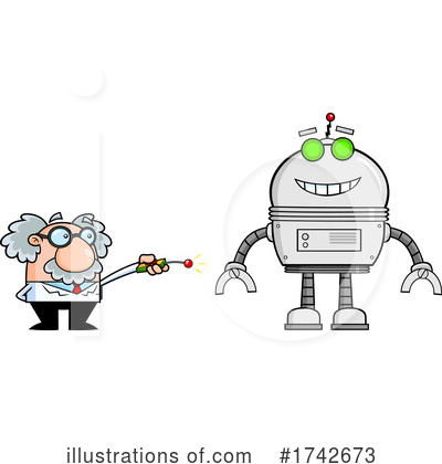 Robot Clipart #1742673 by Hit Toon