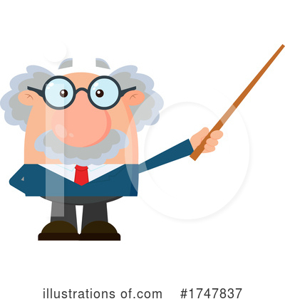 Royalty-Free (RF) Einstein Clipart Illustration by Hit Toon - Stock Sample #1747837