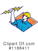 Electrician Clipart #1188411 by patrimonio