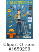 Electrician Clipart #1659298 by Vector Tradition SM