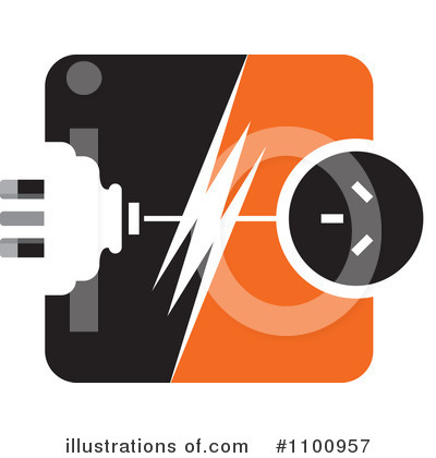 Royalty-Free (RF) Electricity Clipart Illustration by Lal Perera - Stock Sample #1100957
