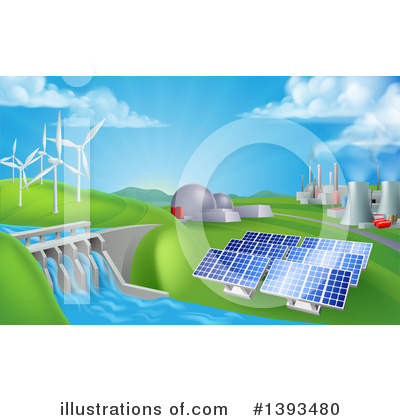 Renewable Energy Clipart #1393480 by AtStockIllustration